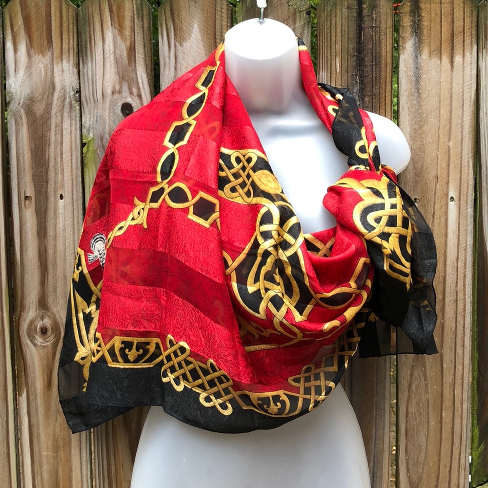 VTG Belli Luxurious Large Square Scarf, Shawl, Wrap